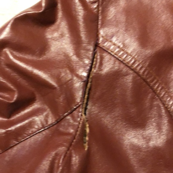 Full length leather coat - Picture 5 of 8